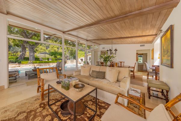 Interior, Living room, Sun Room, Wooden Ceilings