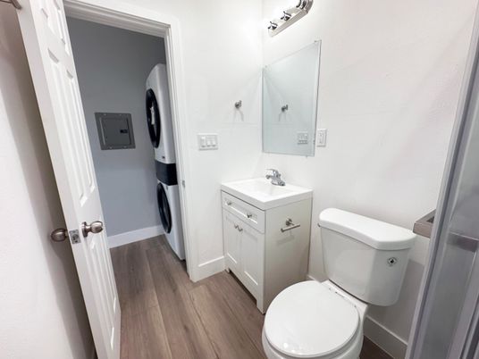 Bathroom, Interior, Wood Texture Flooring