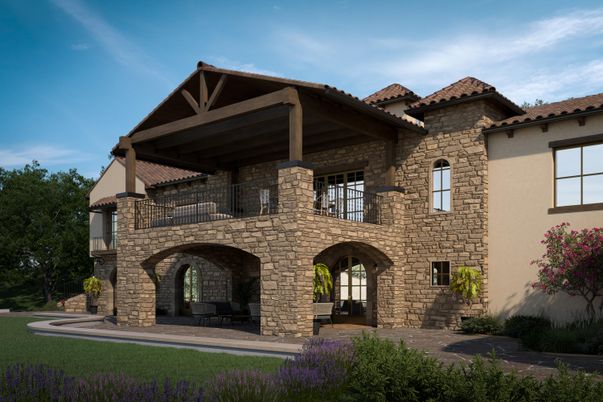 Exterior, Facade, Mediterranean