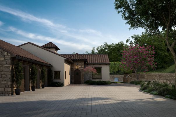 Exterior, Facade, Spanish Mediterranean