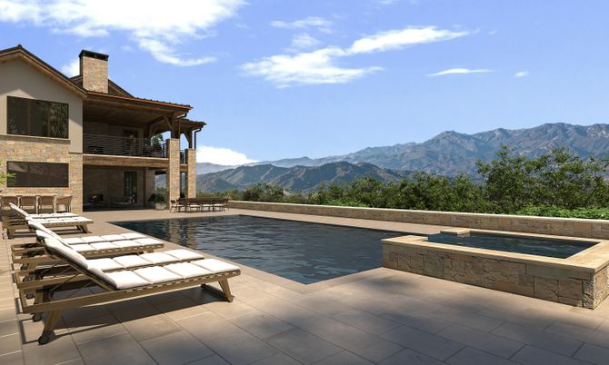 Exterior, Lake, Pool