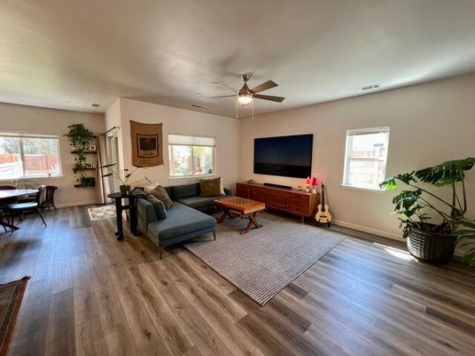 Dining room, Interior, Living room, Wood Texture Flooring