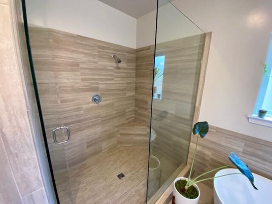 Bathroom, Glass Shower, Interior
