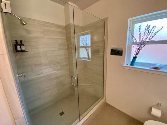Bathroom, Glass Shower, Interior