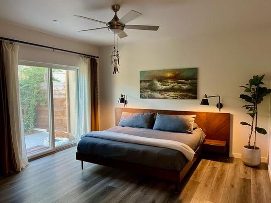 Bedroom, Interior, Wood Texture Flooring