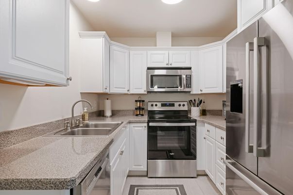 Interior, Kitchen, Recessed Lighting, Stainless Steel Appliances