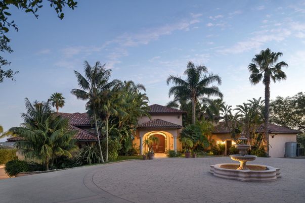 Backyard, Exterior, Facade, Mediterranean