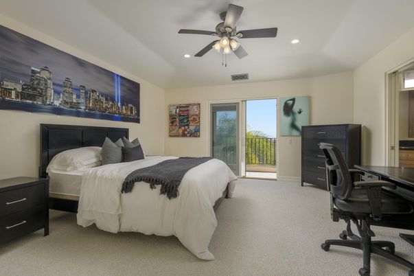 Bedroom, Home Office, Interior, Recessed Lighting