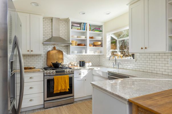 Interior, Kitchen, Recessed Lighting, Stainless Steel Appliances