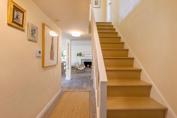 Fireplace, Interior, Wood Texture Flooring