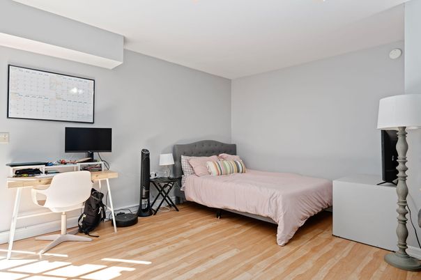 Bedroom, Home Office, Interior, Wood Texture Flooring