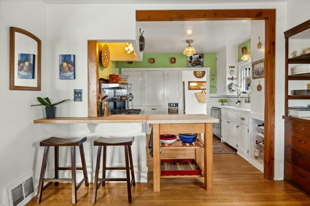 Interior, Kitchen, Wood Texture Flooring
