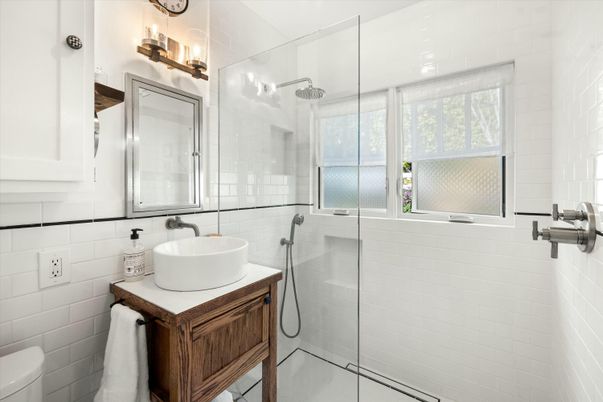 Bathroom, Glass Shower, Interior
