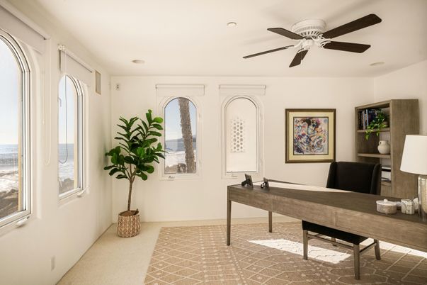 Home Office, Interior, Recessed Lighting