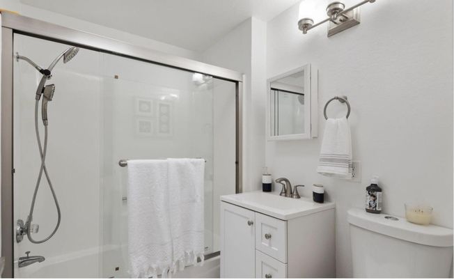 Bathroom, Glass Shower, Interior