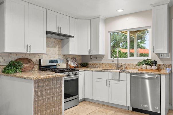 Interior, Kitchen, Recessed Lighting, Stainless Steel Appliances