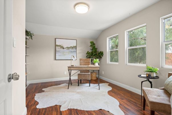 Home Office, Interior, Wood Texture Flooring