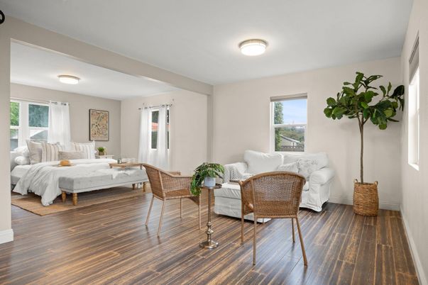 Bedroom, Interior, Wood Texture Flooring
