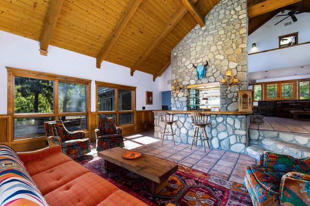 Interior, Living room, Stone Walls, Wooden Beams, Wooden Ceilings