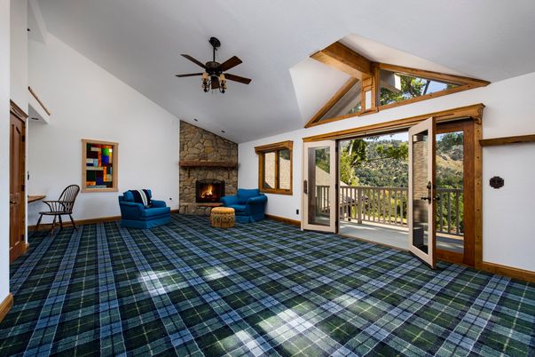 Fireplace, Interior, Living room, Stone Walls, Wooden Beams