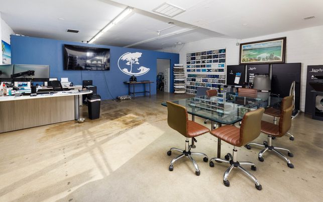 Home Office, Interior, Wood Texture Flooring