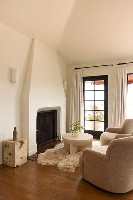 Fireplace, Interior, Living room, Wood Texture Flooring