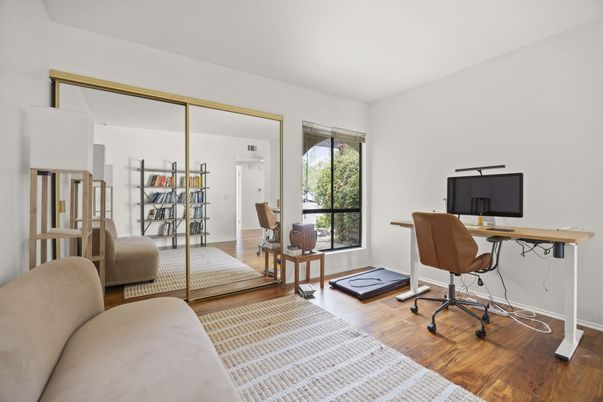 Home Office, Interior, Wood Texture Flooring