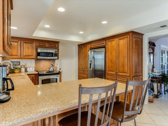 Interior, Kitchen, Recessed Lighting, Stainless Steel Appliances