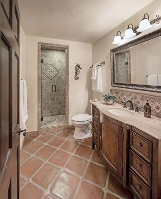 Bathroom, Glass Shower, Interior