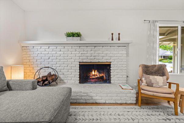 Fireplace, Interior, Stone Walls