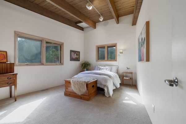 Bedroom, Interior, Wooden Beams, Wooden Ceilings