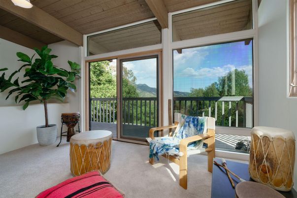 Interior, Sun Room, Wooden Beams, Wooden Ceilings