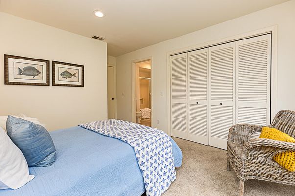 Bedroom, Interior, Recessed Lighting