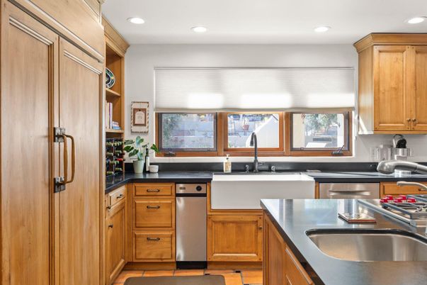 Interior, Kitchen, Recessed Lighting, Stainless Steel Appliances