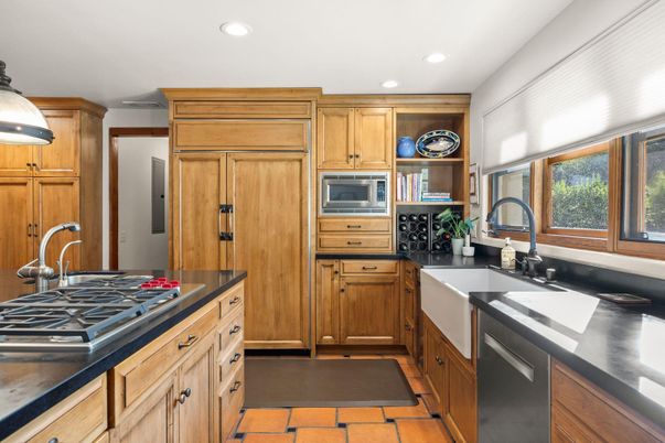 Interior, Kitchen, Recessed Lighting, Stainless Steel Appliances