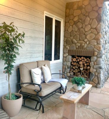 Exterior, Fireplace