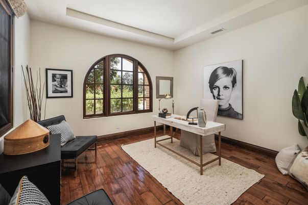 Home Office, Interior, Wood Texture Flooring