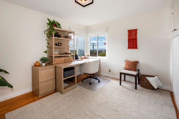 Home Office, Interior, Wood Texture Flooring
