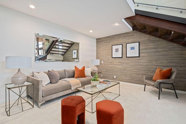 Interior, Living room, Recessed Lighting