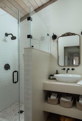 Bathroom, Glass Shower, Interior