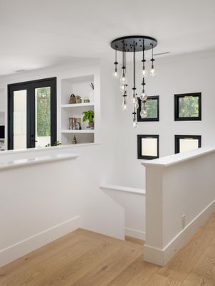 Interior, Pendant Lights, Wood Texture Flooring