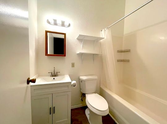 Bathroom, Interior, Wood Texture Flooring
