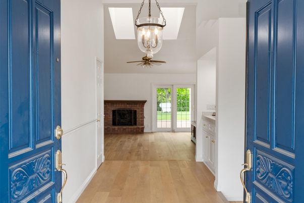 Empty room, Fireplace, Interior, Wood Texture Flooring