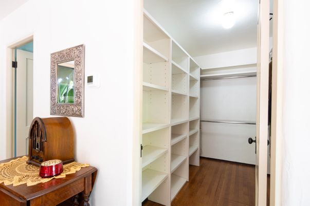Interior, Walk-in Closets, Wood Texture Flooring