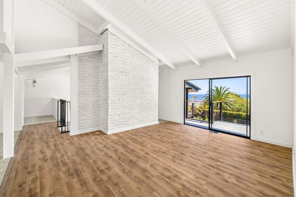 Empty room, Fireplace, Interior, Wood Texture Flooring