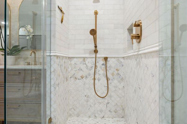 Bathroom, Glass Shower, Interior