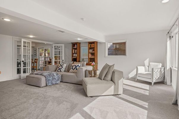 Interior, Living room, Recessed Lighting
