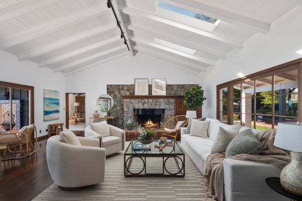Fireplace, Interior, Living room, Wood Texture Flooring
