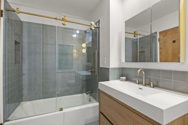 Bathroom, Glass Shower, Interior
