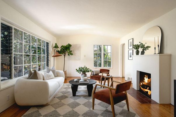 Fireplace, Interior, Living room, Wood Texture Flooring